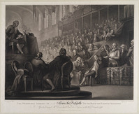 KG 15547
<br/>
The memorable adress of Lewis the sixteenth at the bar of the National Convention
<br/>
<em>Schiavonetti, Luigi (1765-1810)</em>